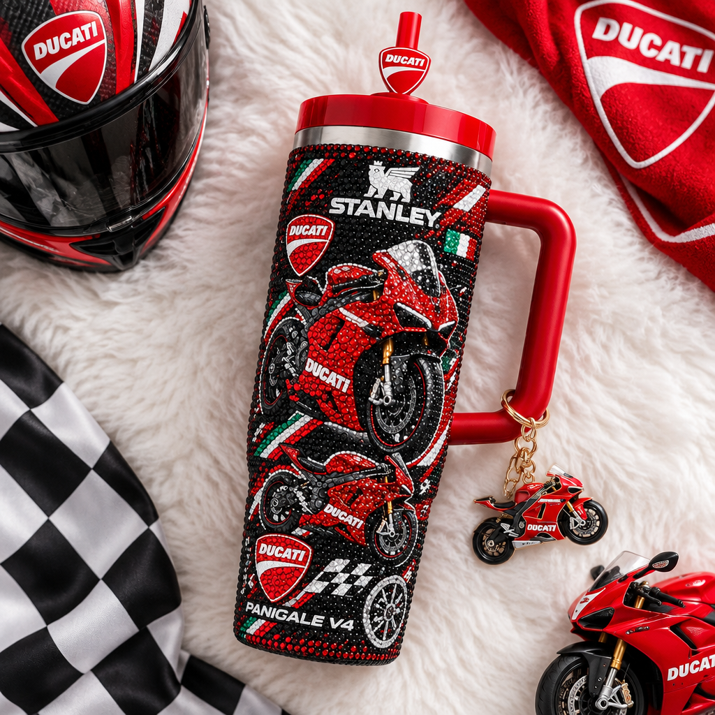 Ducati 40oz Tumbler With Handle TTNL