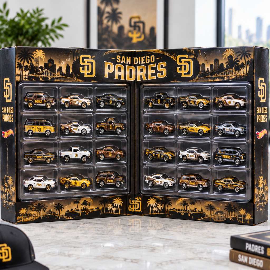 San Diego Padres Premium Mini Car Advent Calendar