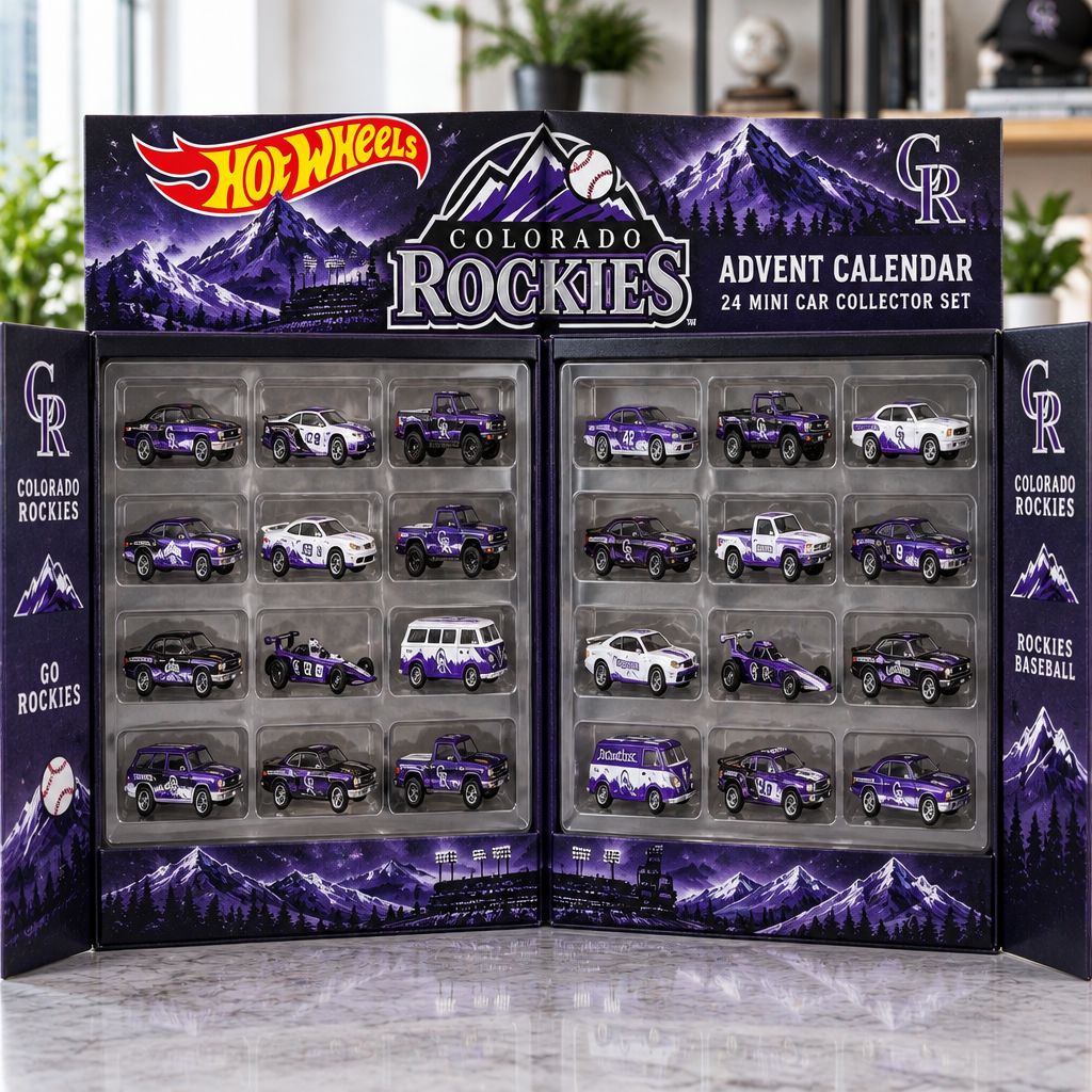 Colorado Rockies Premium Mini Car Advent Calendar