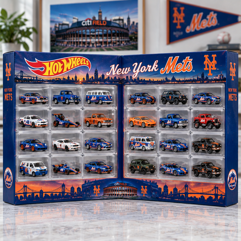New York Mets Premium Mini Car Advent Calendar