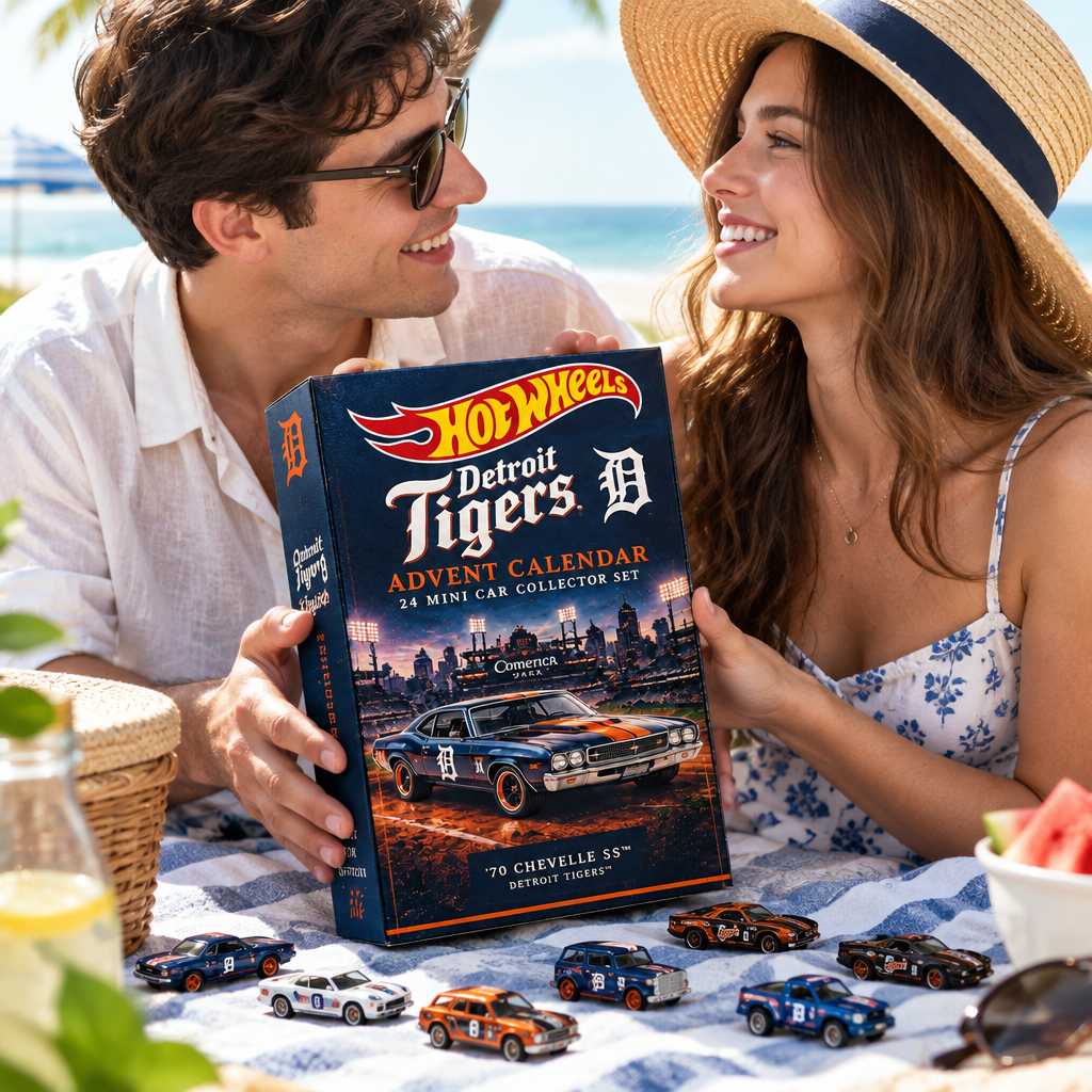 Detroit Tigers Premium Mini Car Advent Calendar