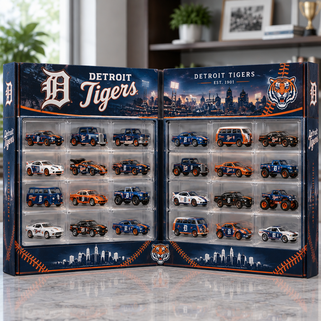 Detroit Tigers Premium Mini Car Advent Calendar