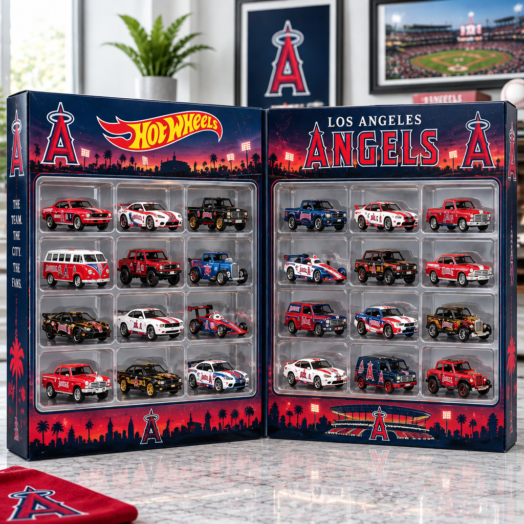 Los Angeles Angels Premium Mini Car Advent Calendar