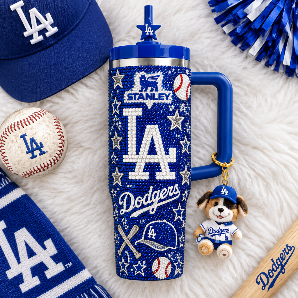 Los Angeles Dodgers 40oz Tumbler With Handle TTNL
