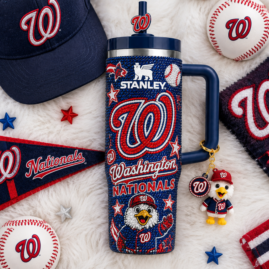 Washington Nationals 40oz Tumbler With Handle TTNL