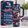 Cleveland Guardians 40oz Tumbler With Handle TTNL