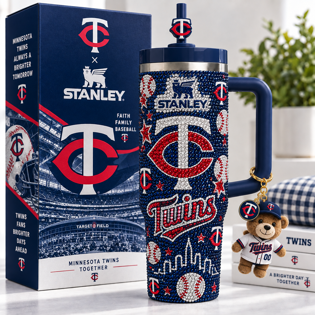 Minnesota Twins 40oz Tumbler With Handle TTNL