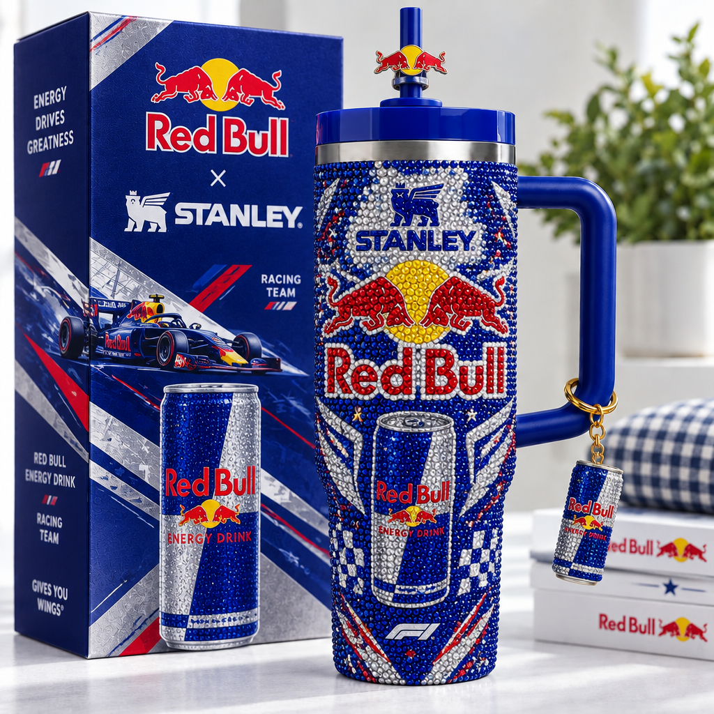Red Bull 40oz Tumbler With Handle TTNL