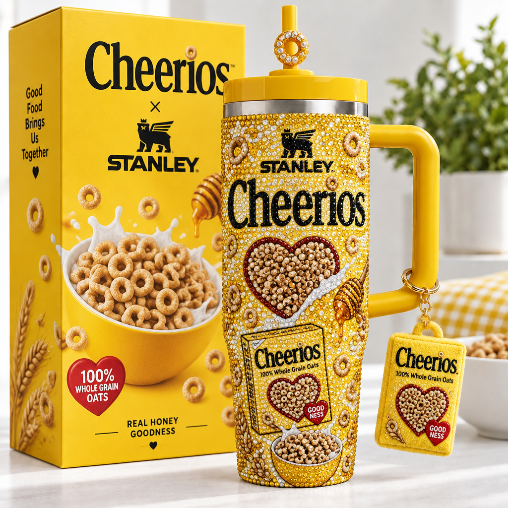 Cheerios 40oz Tumbler With Handle TTNL