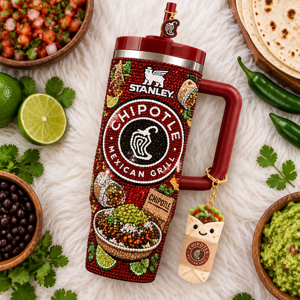 Chipotle 40oz Tumbler With Handle TTNL