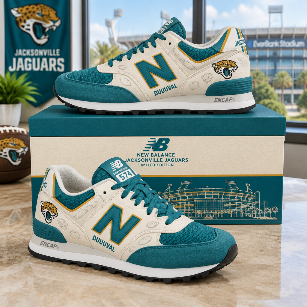 Jacksonville Jaguars NB 574 SNEAKER
